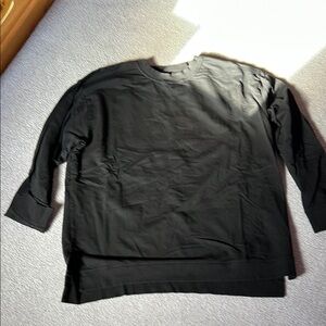 Women’s Member Mark  Black Sweatshirt Shirt